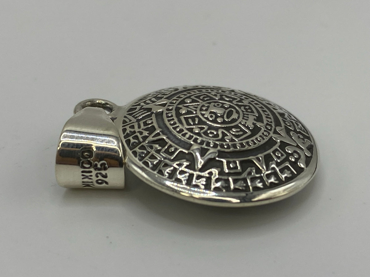 Dije Plata Calendario Prehispánico — Taxco 925 — foto 5