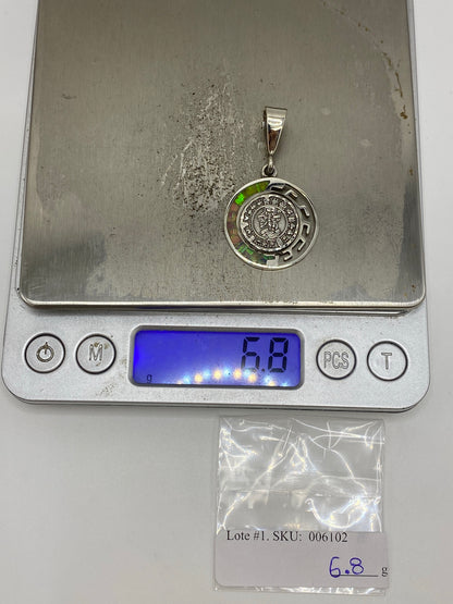 Dije Prehispánico Plata 950 con Ópalo de Fuego — Taxco — foto 6