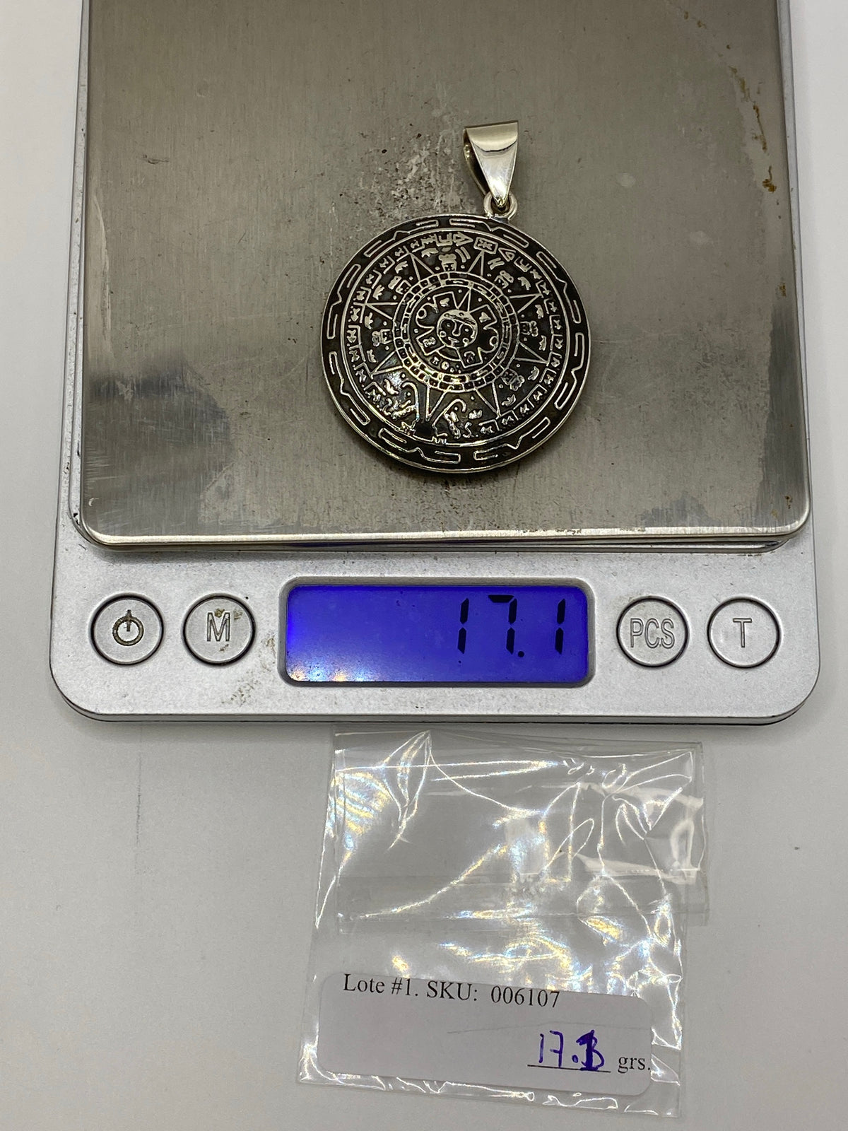 Dije Plata Calendario Azteca — Taxco 925 — foto 6