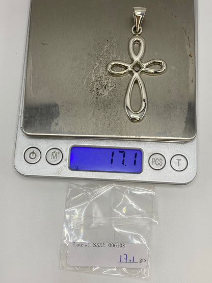 Dije Cruz de Plata Abierta 925 — Taxco — foto 6