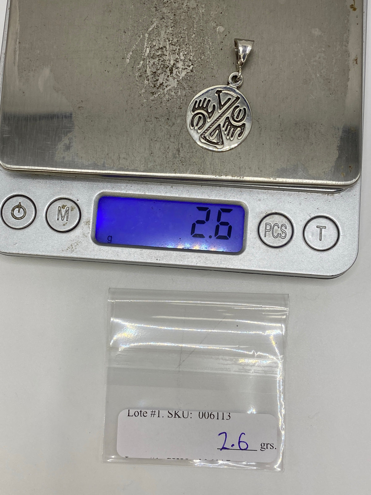 Dije de Plata Sello Prehispánico — Taxco 925 — foto 6