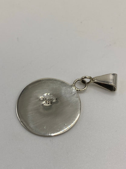 Dije Plata Pirámide Azteca con Opalo de Fuego — Taxco 925 — foto 5