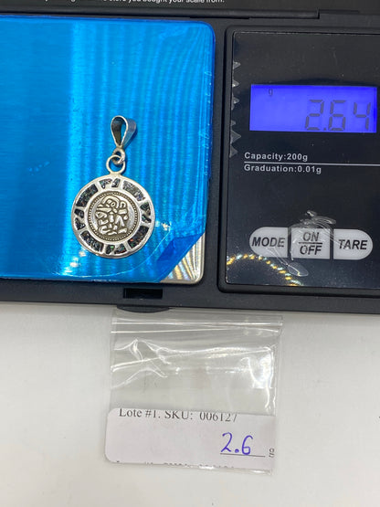 Dije Prehispánico Plata 925 con Ópalo de Fuego — foto 6