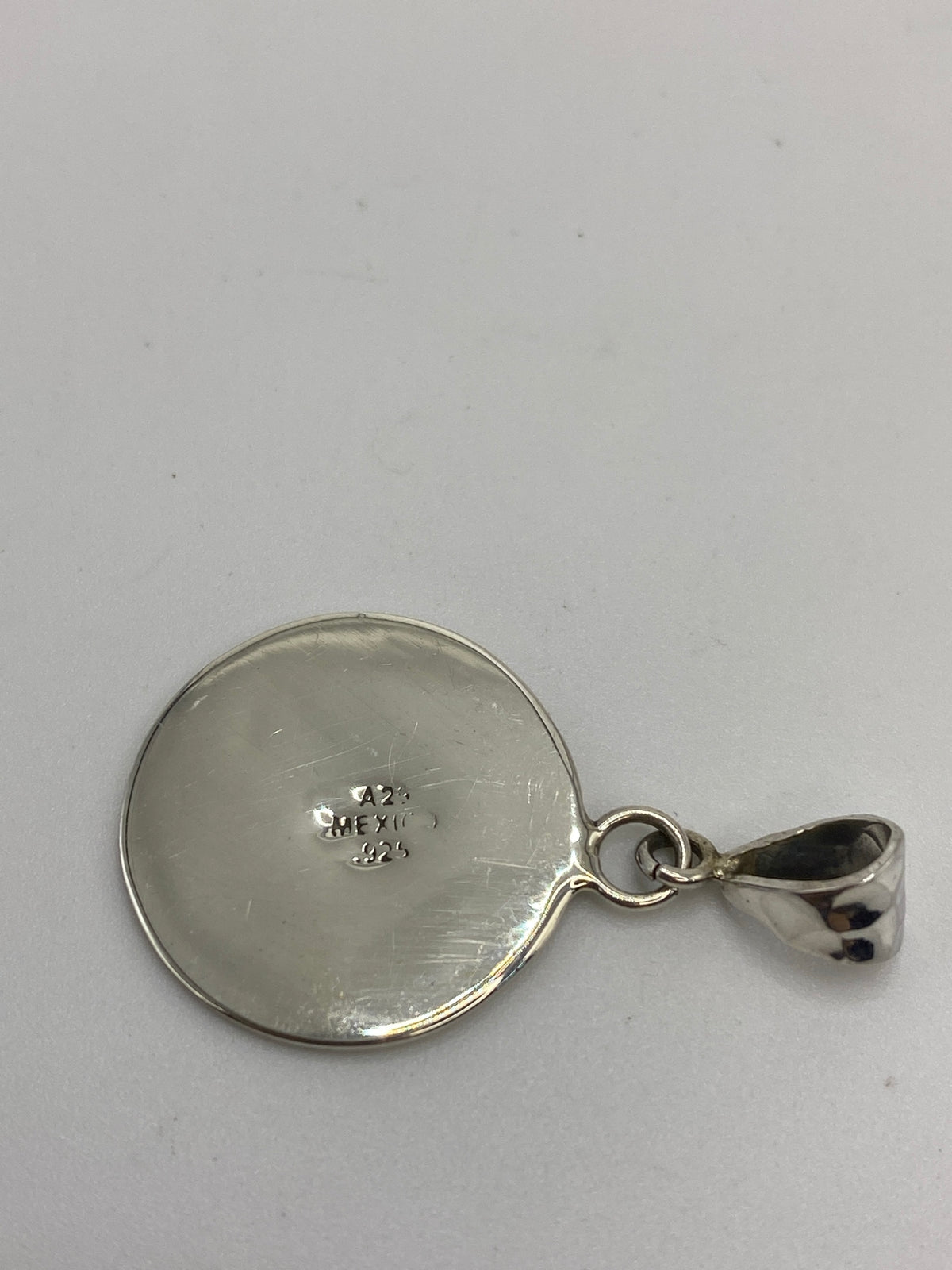 Dije de Plata Prehispánico con Ópalo de Fuego — Taxco 925 — foto 5