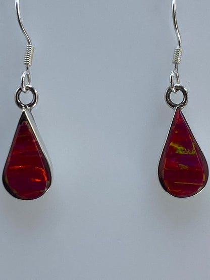 Aretes medidos en escala — 3 cm de largo