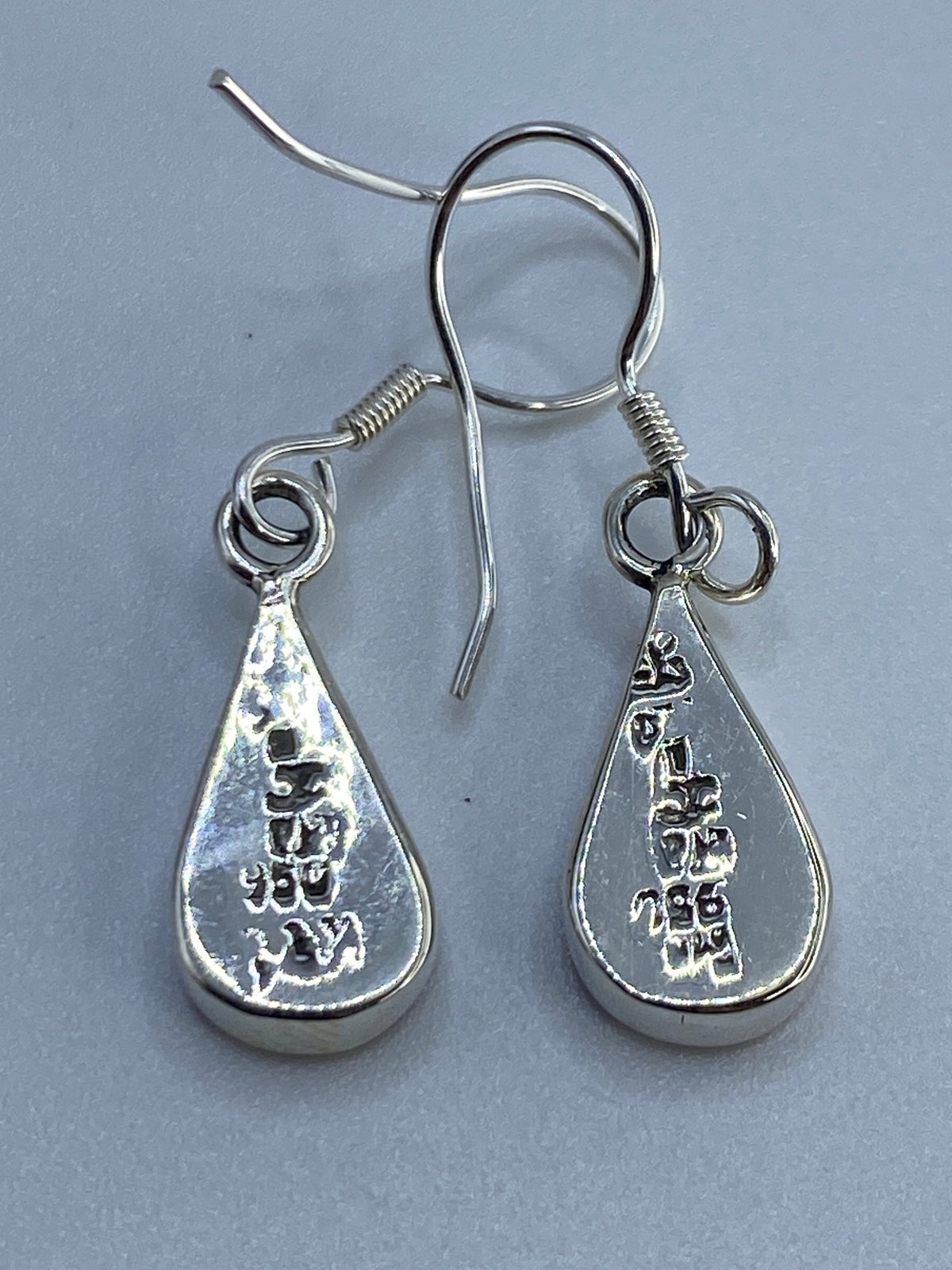 Aretes de Plata con Ópalo de Fuego Rosa — Taxco 950 — foto 5
