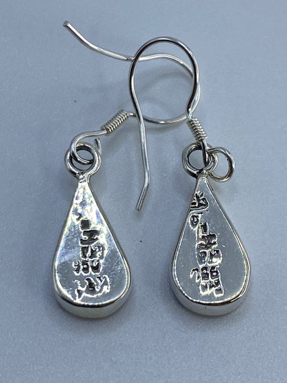 Aretes de Plata con Ópalo de Fuego Rosa — Taxco 950 — foto 5