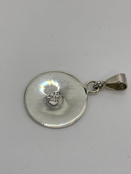 Dije Plata Calendario Azteca Ópalo de Fuego — Taxco 925 — foto 5
