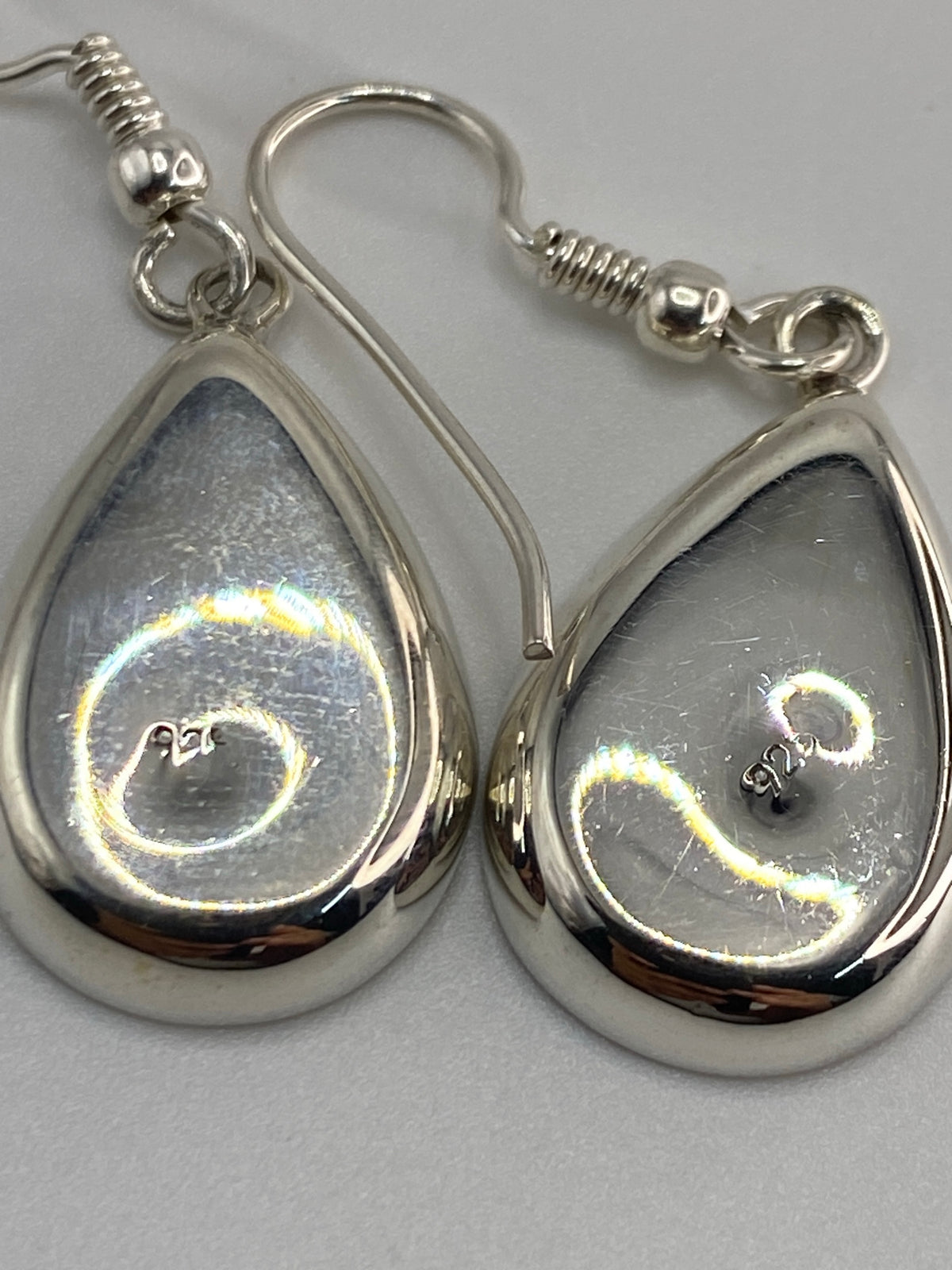Aretes de Plata con Ópalo de Fuego — Taxco 925 — foto 5