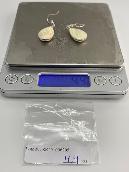 Aretes de Plata con Ópalo de Fuego — Taxco 925 — foto 6