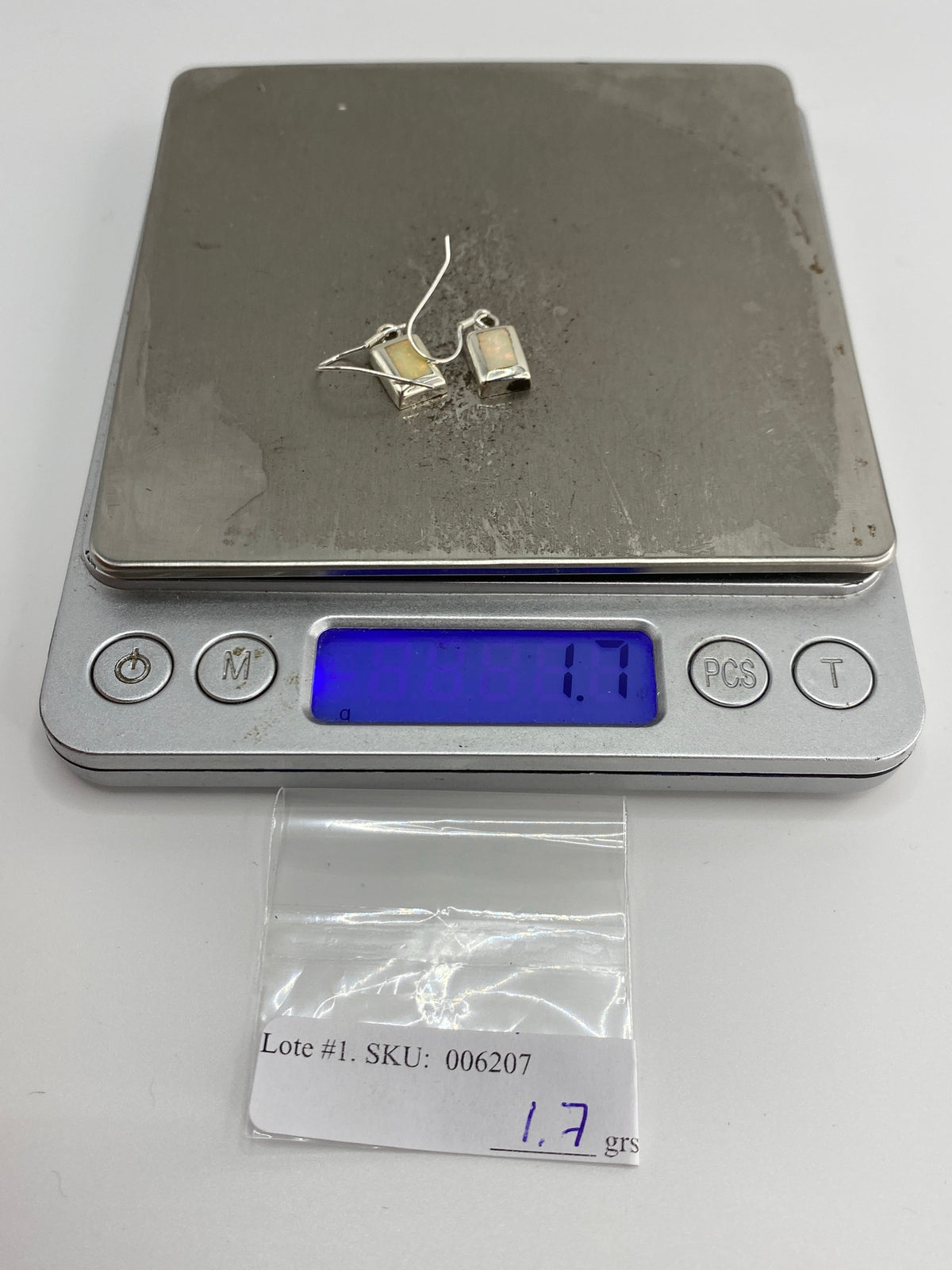 Aretes de Plata Ópalo de Fuego — Taxco 925 — foto 6
