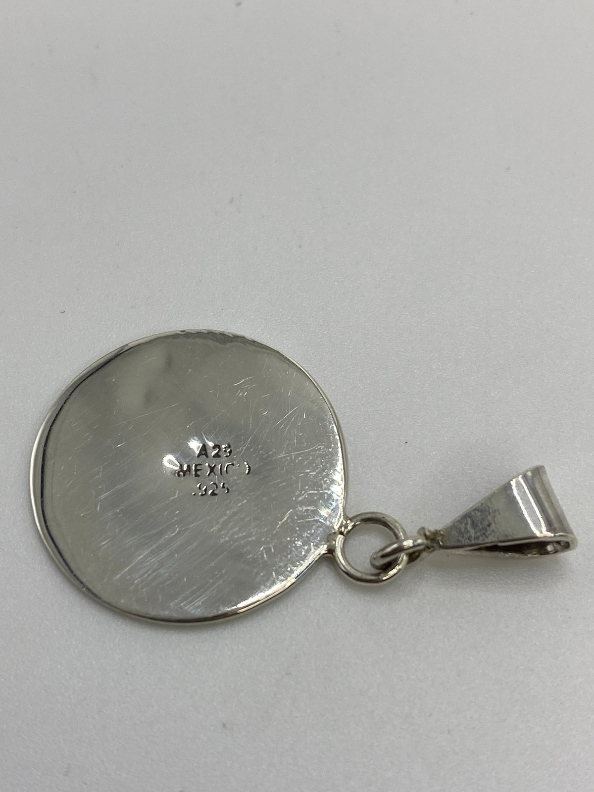 Dije Plata Pirámide Azteca con Ópalo Multicolor — foto 5