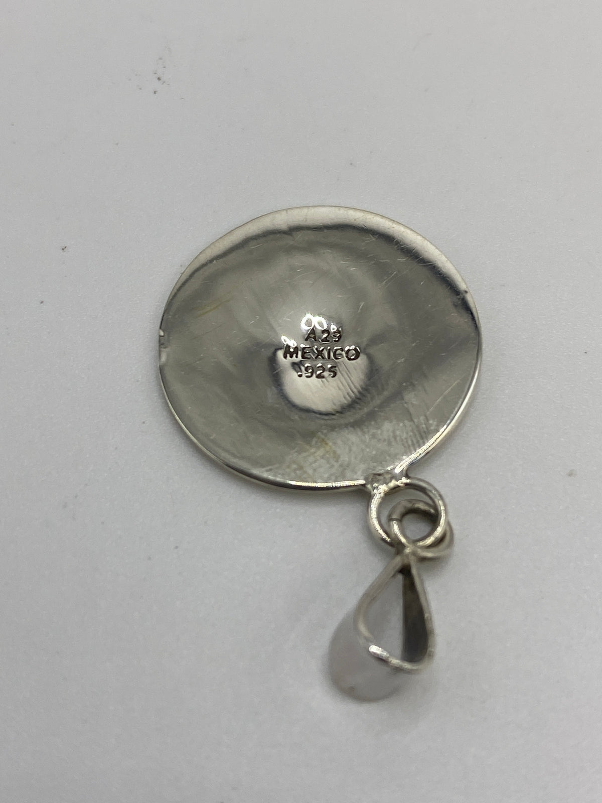Dije Plata Pirámide Prehispánica Ópalo de Fuego — foto 5