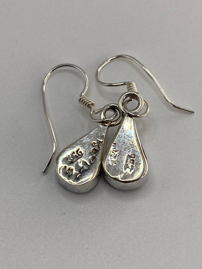 Aretes de Plata con Ópalo de Fuego — Taxco 925 — foto 5