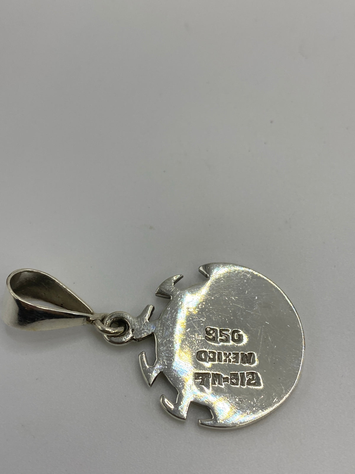 Dije Piedra del Sol con Ópalo de Fuego — Plata 950 Taxco — foto 5