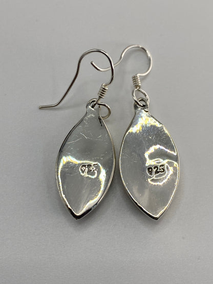Aretes de Plata con Ópalo de Fuego — Taxco 925 — foto 5