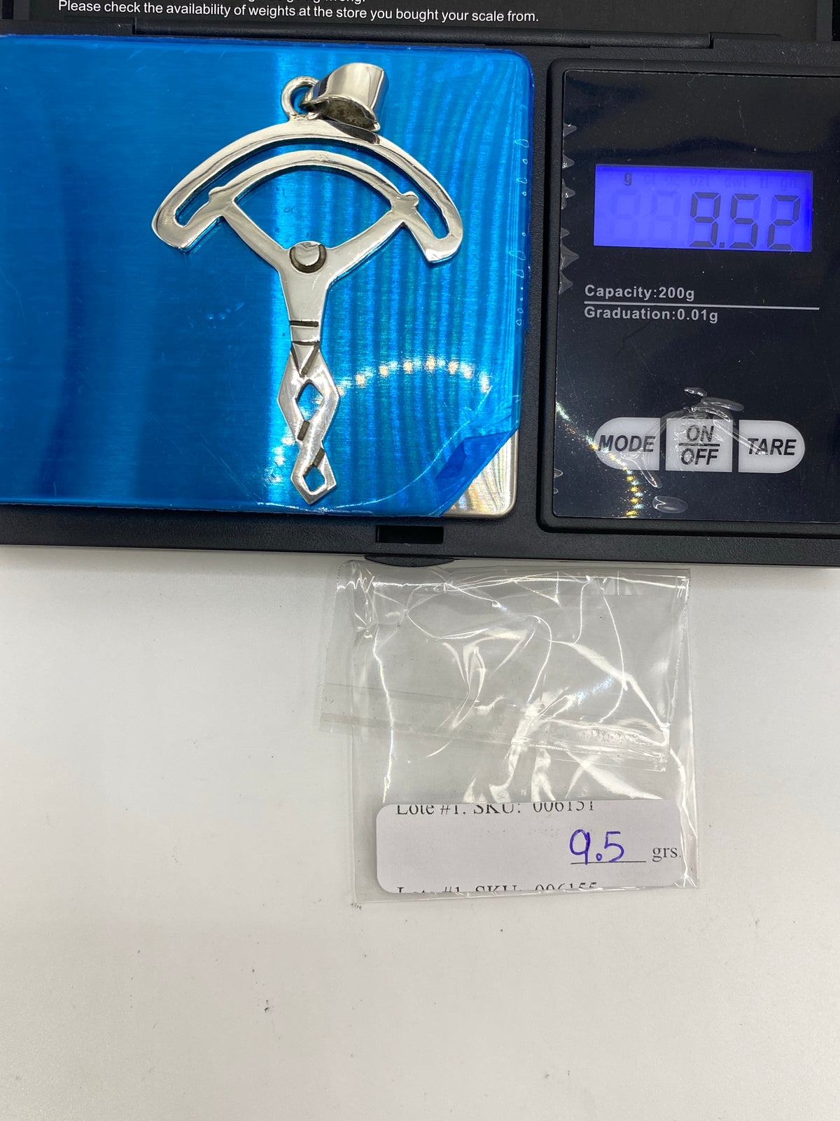 Dije de Plata Calado Taxco — 6.7 cm — foto 6