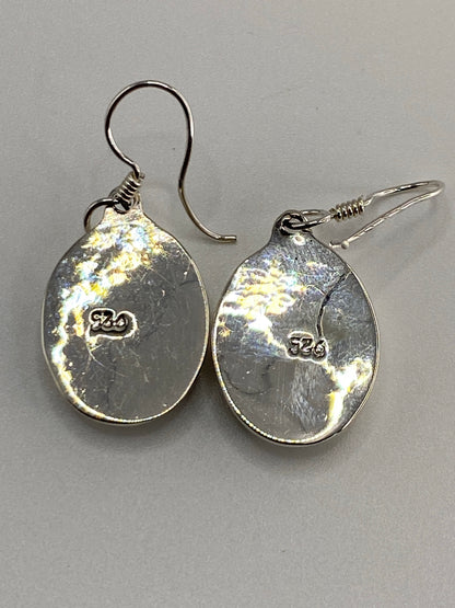 Aretes Plata Ópalo de Fuego — Taxco 925 — foto 5