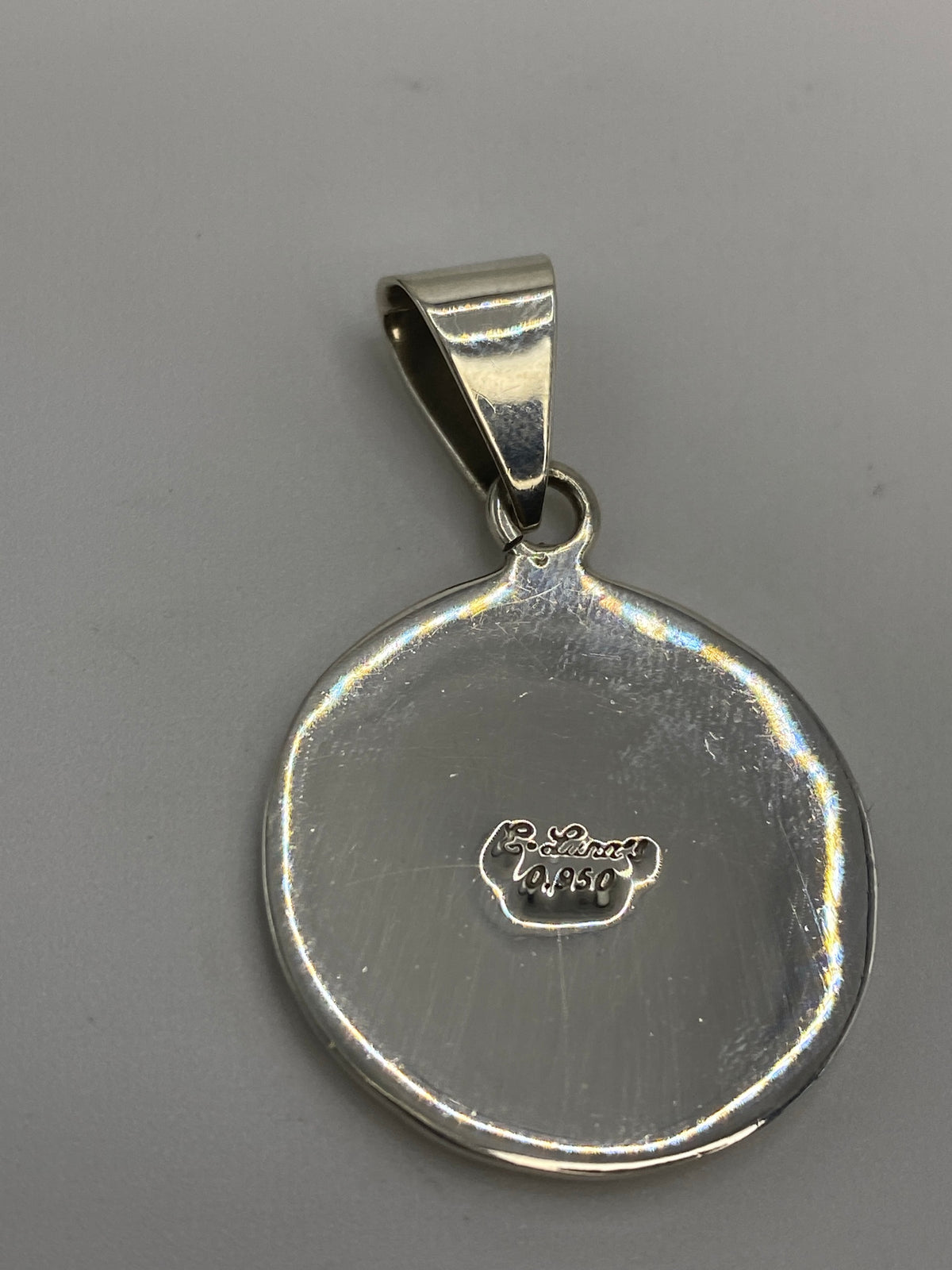 Dije Piedra del Sol Ópalo de Fuego — Plata 950 Taxco — foto 5