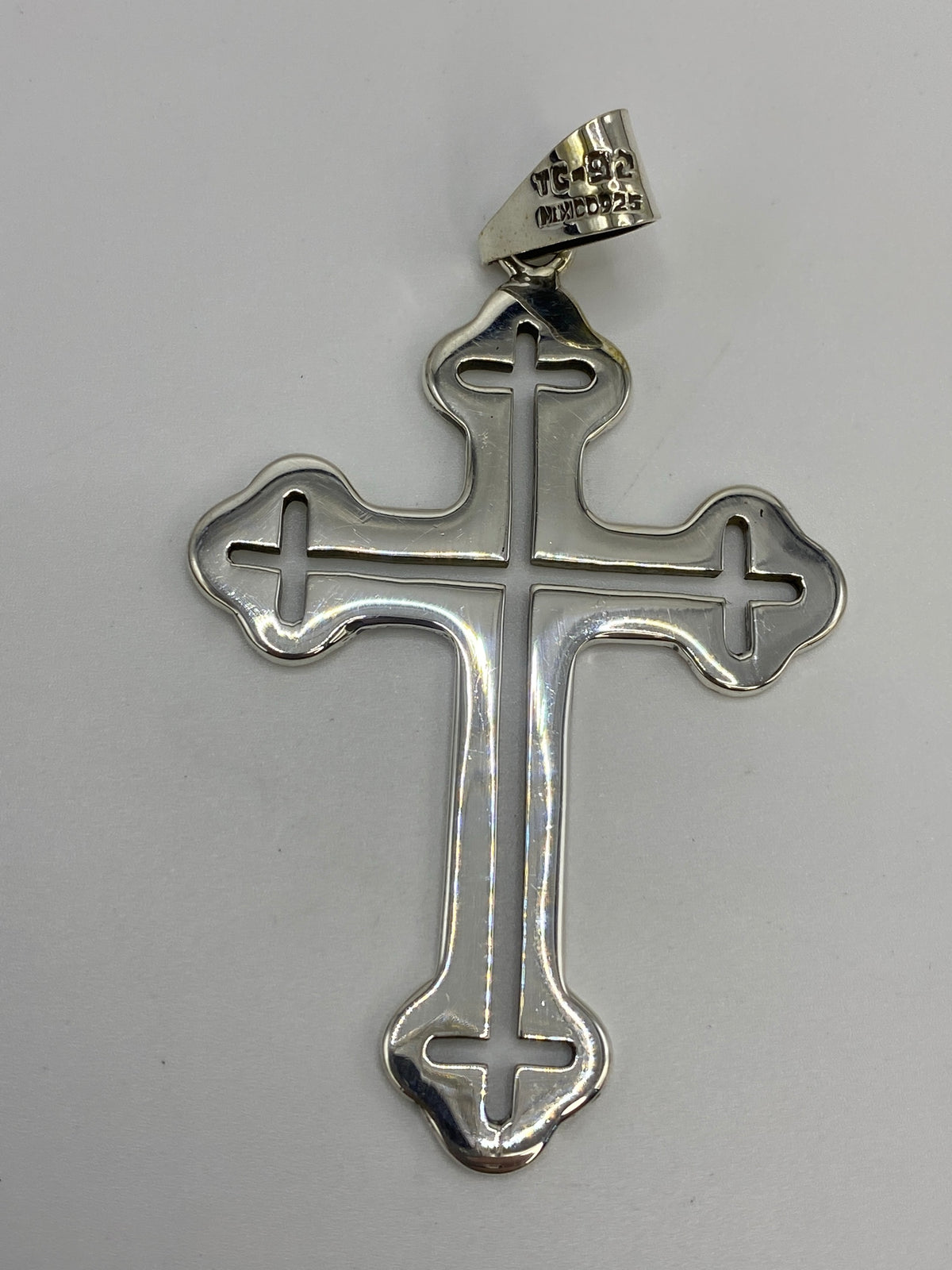 Dije Cruz de Plata Taxco 925 — Hombre — foto 5