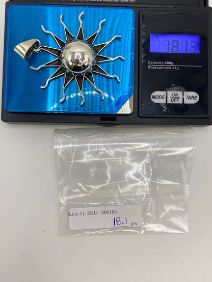 Dije Sol de Plata Prehispánico — Taxco 925 — foto 6