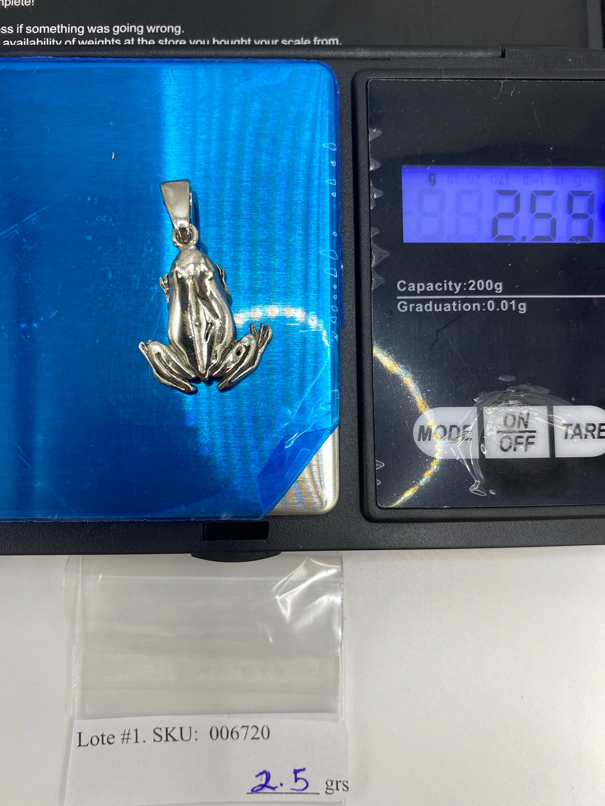 Dije Sapo Plata Repujado — Taxco 925 — foto 6