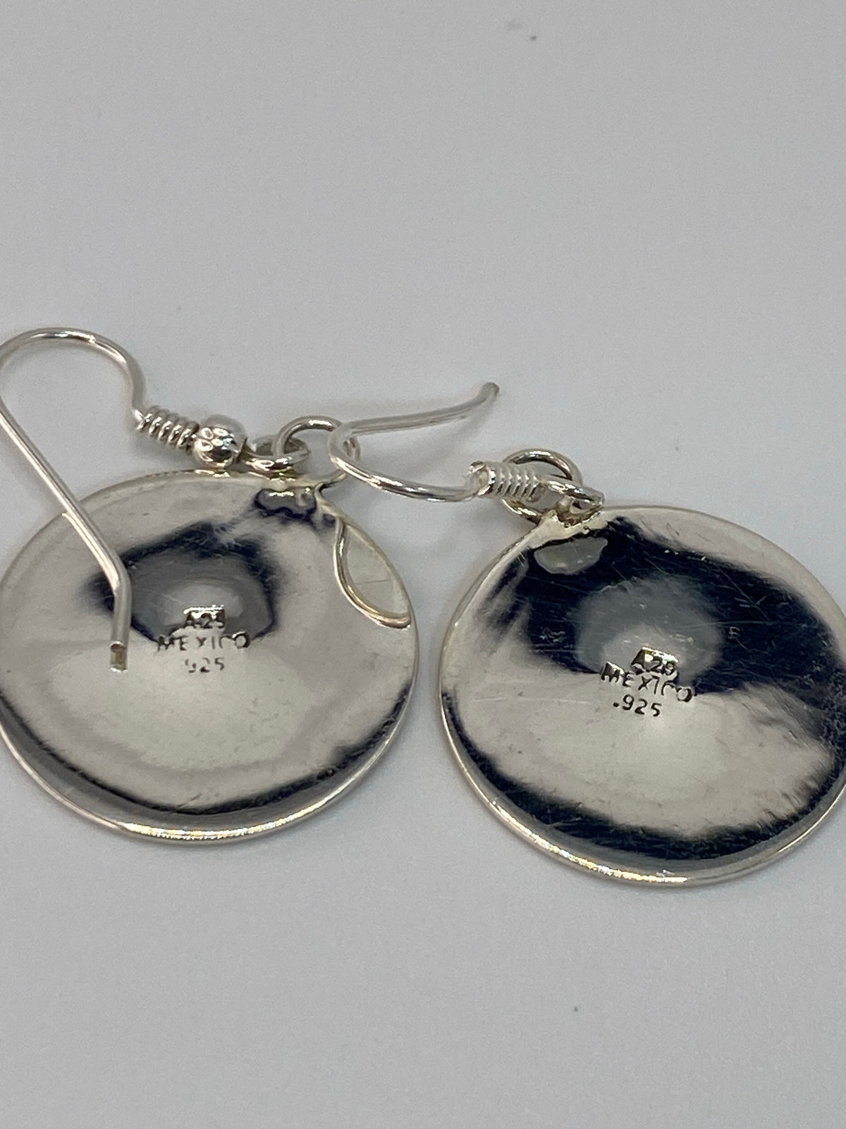 Aretes de Plata Ópalo de Fuego — Diseño Azteca Taxco — foto 5