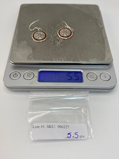 Aretes Plata Ópalo de Fuego Calendarios Prehispánicos — foto 6