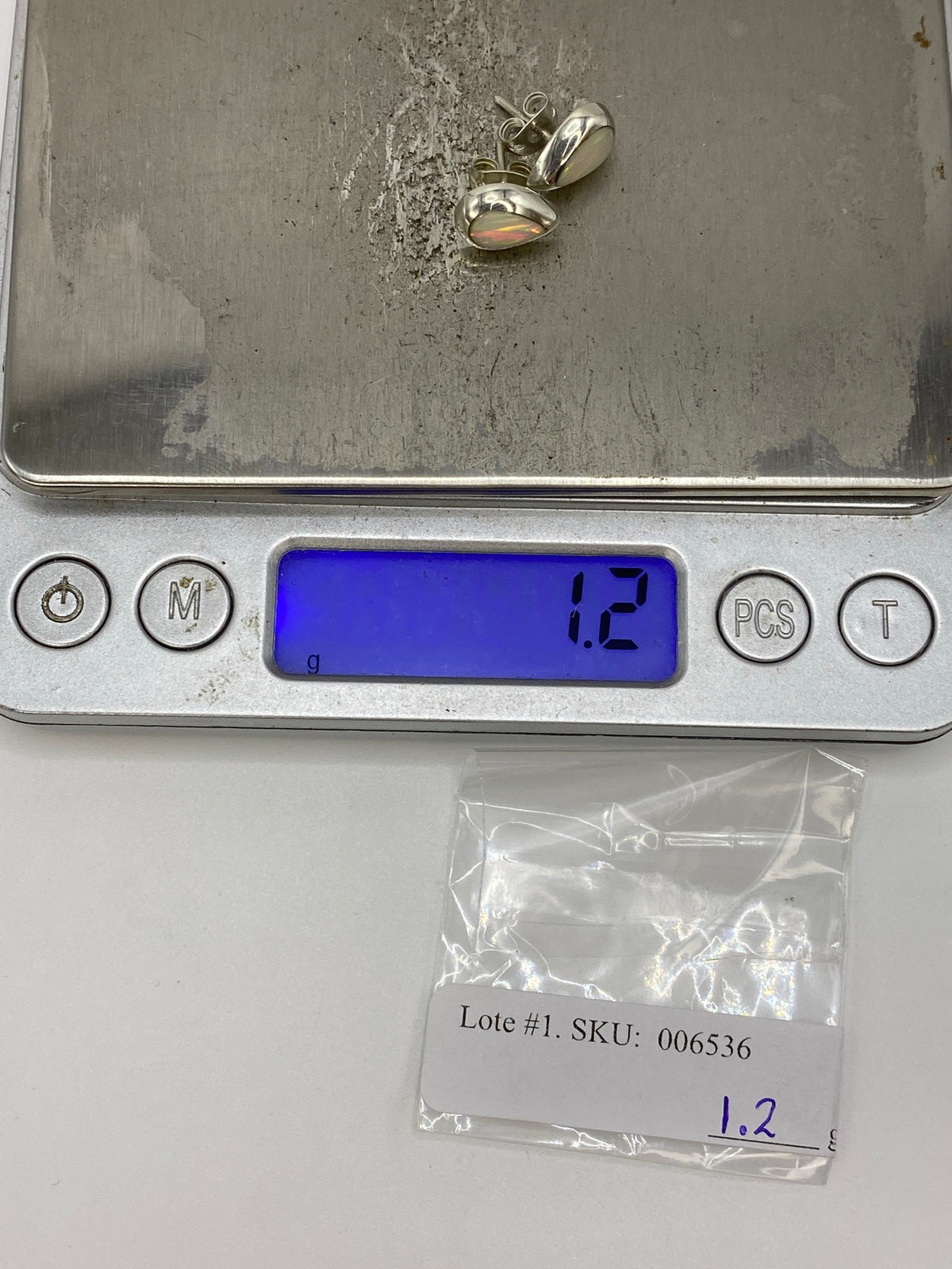 Aretes Plata Ópalo de Fuego — Taxco 925 — foto 6