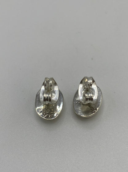 Aretes de Plata con Ópalo de Fuego — Taxco 925 — foto 5