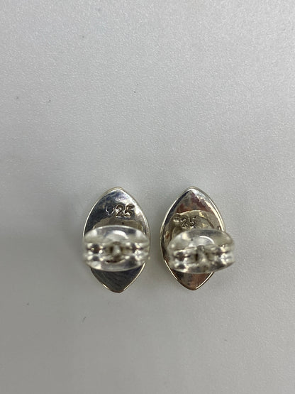Aretes Plata Ópalo de Fuego Verde — Taxco 925 — foto 5