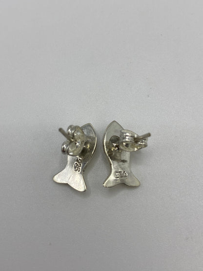 Aretes Plata Ópalo de Fuego Blanco — Taxco 925 — foto 5