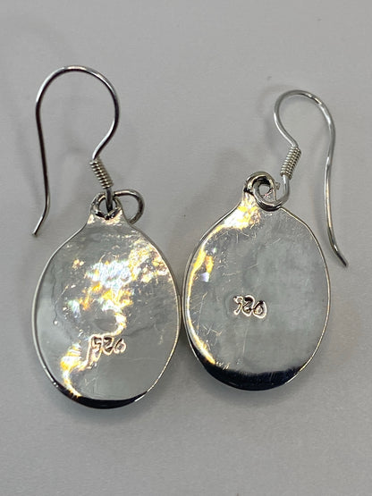 Aretes de Plata Ópalo de Fuego — Taxco 925 — foto 5