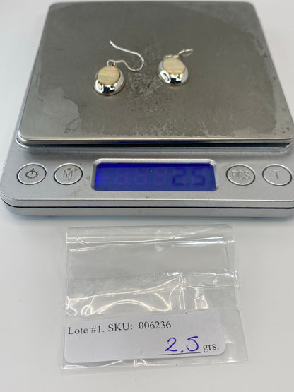 Aretes de Plata Ópalo de Fuego — Taxco 925 — foto 6