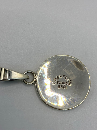 Dije Plata 950 Ópalo de Fuego Azul Cielo — Zodiacal Taxco — foto 5