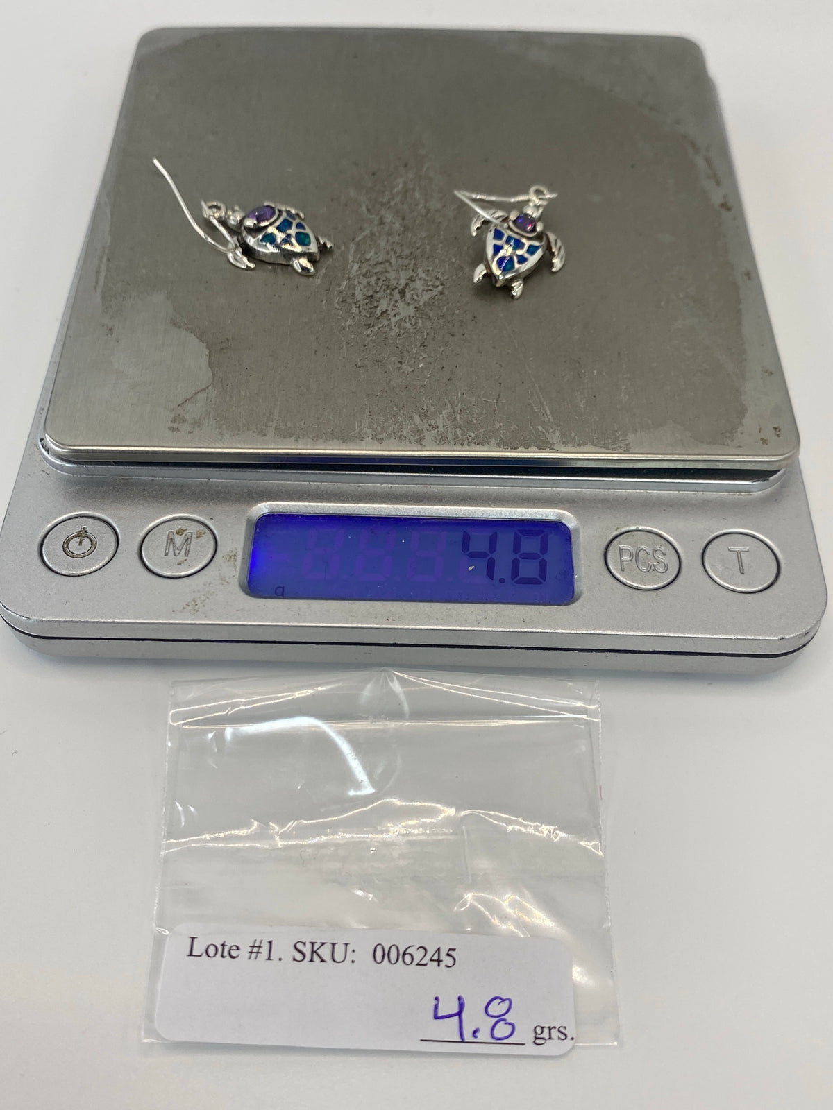 Aretes de plata .925 — foto 6