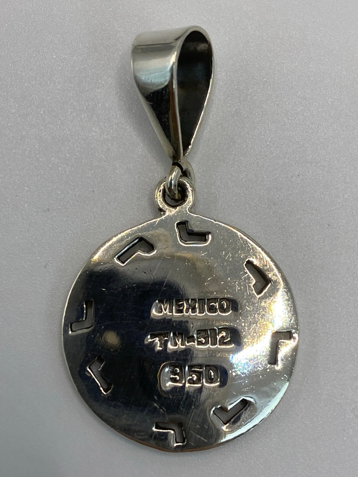 Dije Plata 950 Calendario Azteca con Opalo de Fuego — foto 5