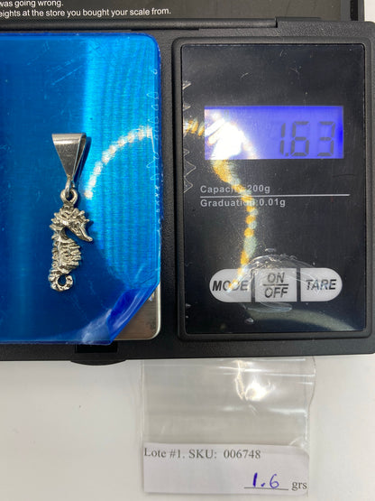 Dije de Plata Caballito de Mar Repujado — Taxco 925 — foto 6