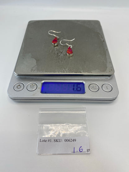 Aretes de Plata Ópalo de Fuego — Taxco 950 — foto 6