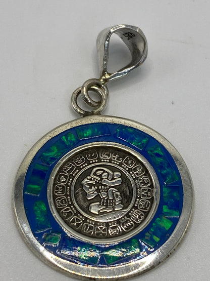 Dije Prehispánico de Plata con Ópalo de Fuego — Taxco 925 — foto 5
