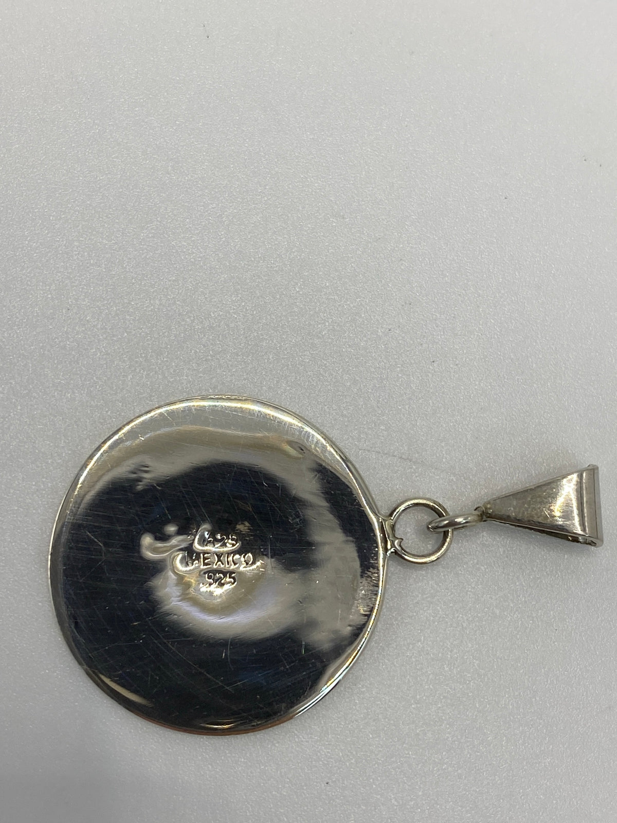 Dije Plata Prehispánico con Ópalo de Fuego — Taxco 925 — foto 5