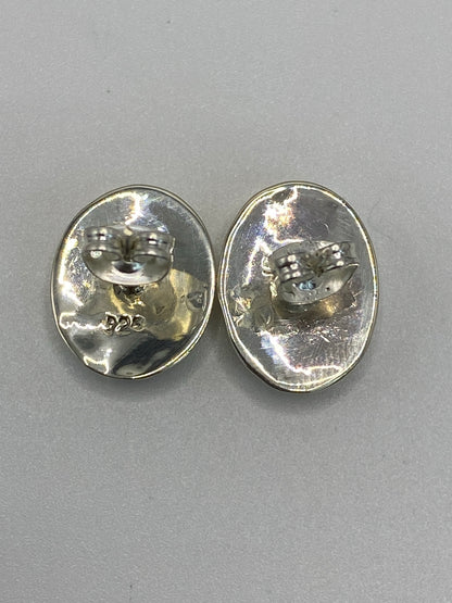 Aretes de Plata con Piedra Incrustada — Taxco 925 — foto 5
