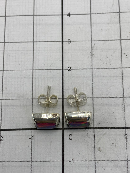Reverso de los aretes con Quinto 925 visible