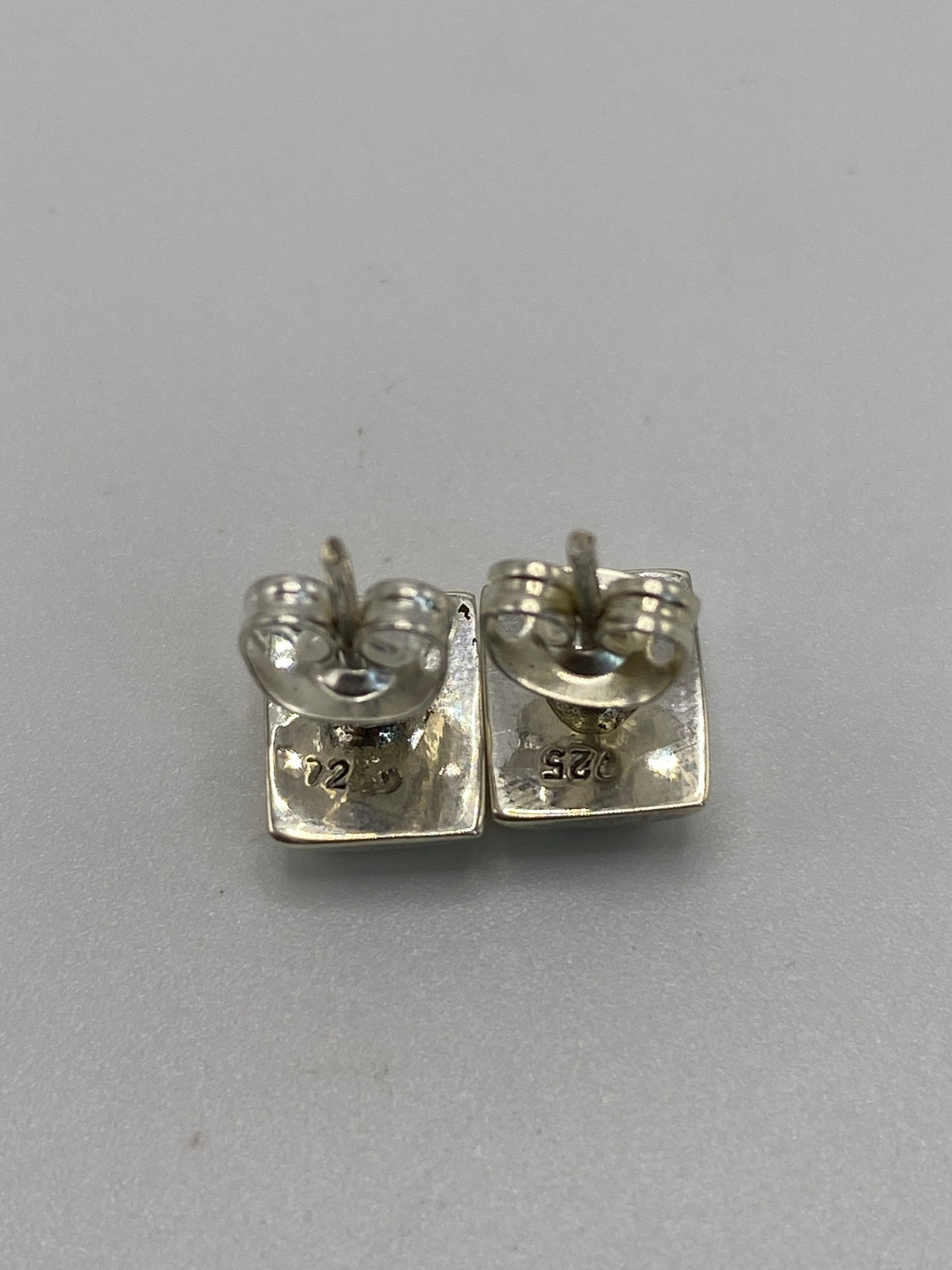 Aretes de Plata con Ópalo de Fuego Morado — Taxco 925 — foto 5