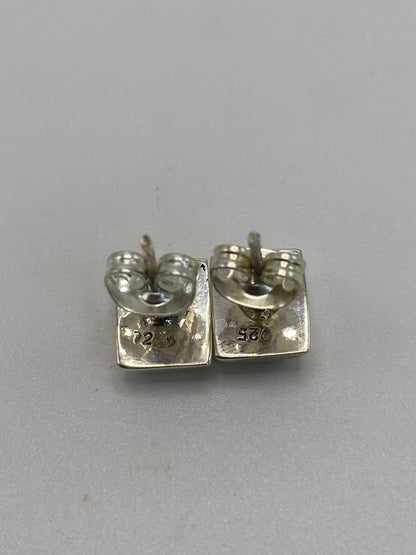 Aretes de Plata con Ópalo de Fuego Morado — Taxco 925 — foto 5