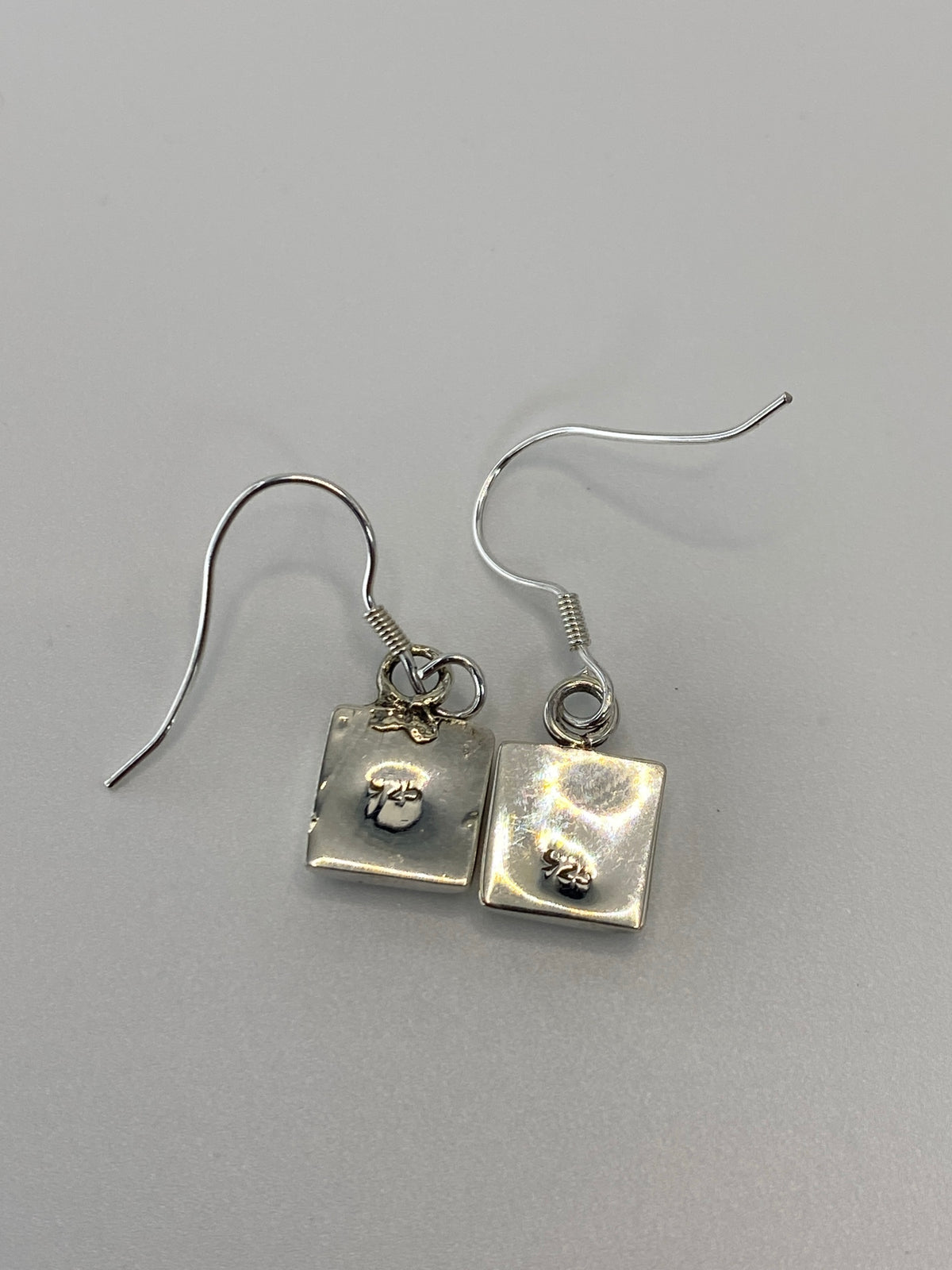Aretes de Plata con Ópalo de Fuego — Taxco 925 — foto 5
