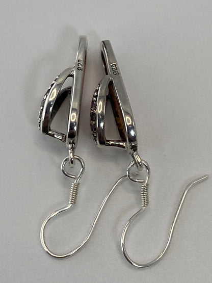 Aretes Ópalo de Fuego Rosa — Plata 925 Taxco — foto 5