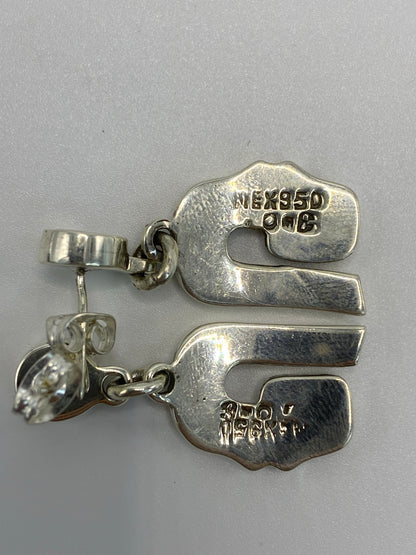Aretes de Plata Ópalo de Fuego — Taxco 950 — foto 5