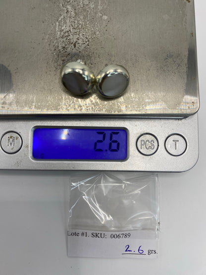 Aretes de Plata con Piedra Multicolor — Taxco 925 — foto 6