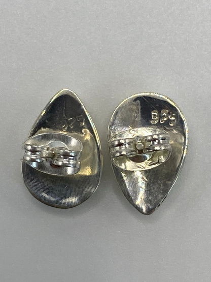 Aretes de Plata con Piedra Multicolor — Taxco 925 — foto 5